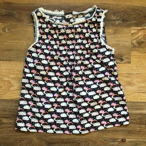 Peek Girls’ Sleeveless Top Clouds Lace Size 8 - Picture 1 of 6